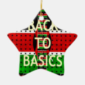 Terug naar Basics: Kenia Vlag Thema Weven Cultuur Keramisch Ornament (Voorkant)