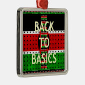 Terug naar Basics: Kenia Vlag Thema Weven Cultuur Metalen Ornament (Rechts)