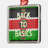 Terug naar Basics: Kenia Vlag Thema Weven Cultuur Metalen Ornament (Links)