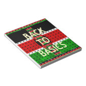 Terug naar Basics: Kenia Vlag Thema Weven Cultuur Notitieblok (Schuin)