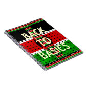 Terug naar Basics: Kenia Vlag Thema Weven Cultuur Notitieboek (Rechterzijde)