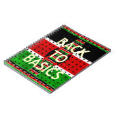 Terug naar Basics: Kenia Vlag Thema Weven Cultuur Notitieboek (Linkerzijde)