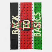 Terug naar Basics: Kenia Vlag Thema Weven Cultuur Theedoek (Verticaal)