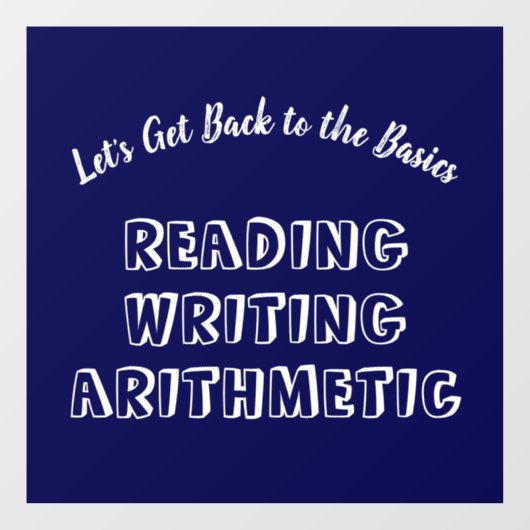 Terug naar Basisvenster Cling Raamsticker (Vel)