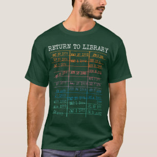 Terug naar bibliotheek d Boek vervaldatum Boek Lez T-shirt