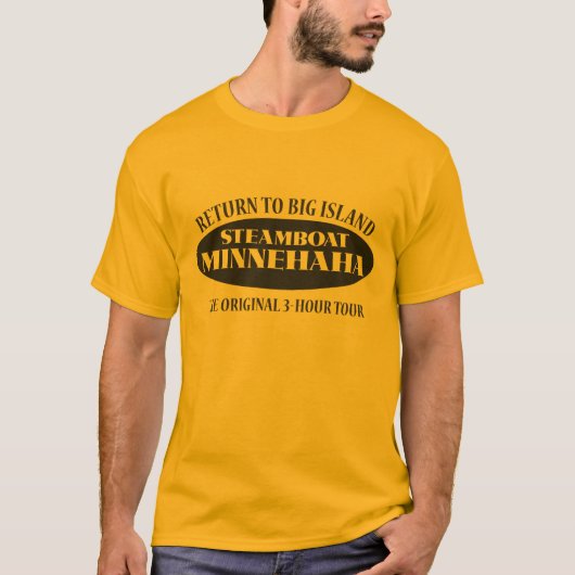 Terug naar Big Island T-shirt (Voorkant)