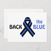 Terug naar Blauw Briefkaart (Voorkant / Achterkant)