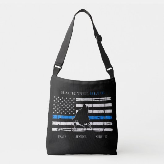 Terug naar Blauw Crossbody Tas (Voorkant)