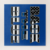 Terug naar Blauw Legpuzzel (Horizontaal)