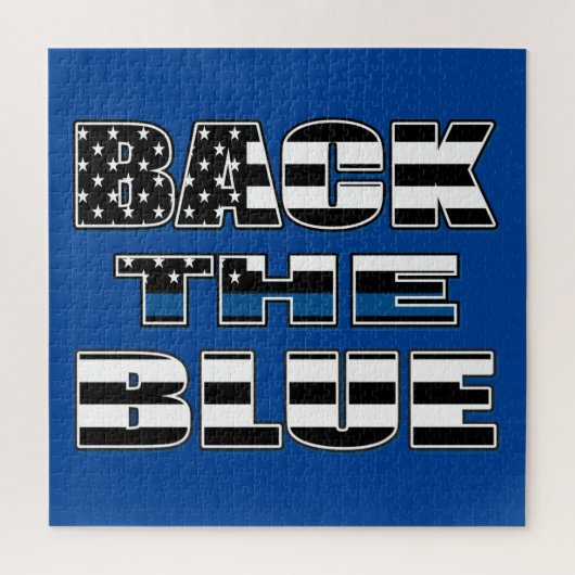 Terug naar Blauw Legpuzzel (Verticaal)