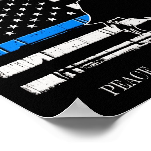 Terug naar Blauw Poster (Hoek)