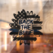 Terug naar Blauw Raamsticker (Vel 2)