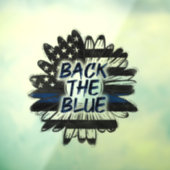 Terug naar Blauw Raamsticker (Vel 3)