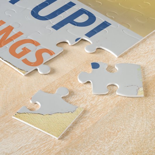 Terug naar boven. WW2-poster Legpuzzel (Zijkant)