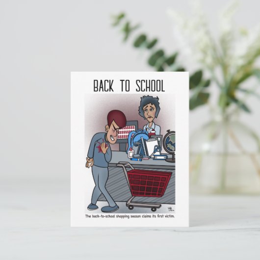 Terug naar Briefkaart op school (Staand voorkant)