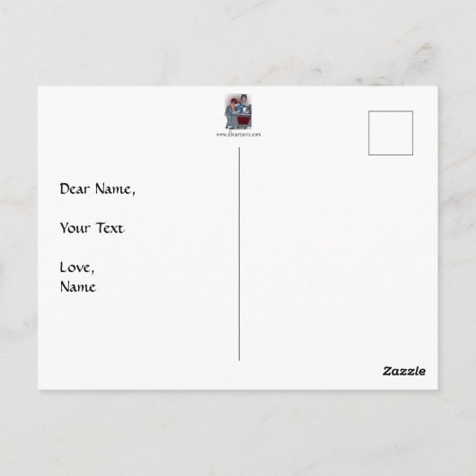 Terug naar Briefkaart op school (Achterkant)