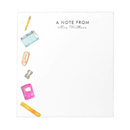 Terug naar cadeau voor docenten op school notitieb notitieblok