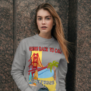 Terug naar Cali Dames Sweatshirt