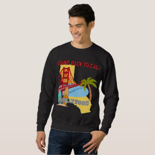 Terug naar Cali Heren Donkere Sweatshirt