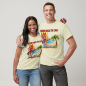 Terug naar Cali Heren T-shirt (Unisex)
