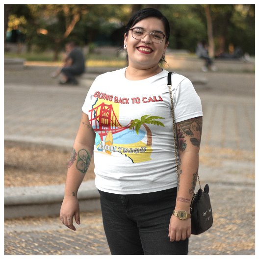 Terug naar Cali Women's Grote Maat T-shirt