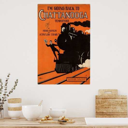Terug naar Chattanooga Poster (Keuken)