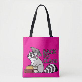 Terug naar Class 2025 Raccoon Design Tote Bag