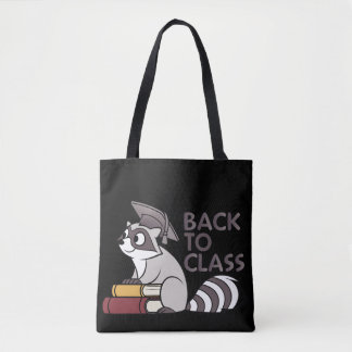 Terug naar Class 2025 Raccoon Design Tote Bag