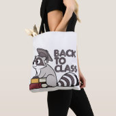 Terug naar Class 2025 Raccoon Design Tote Bag (Dichtbij)