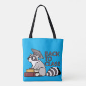 Terug naar Class 2025 Raccoon Design Tote Bag (Achterkant)