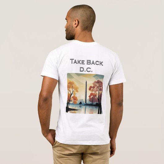 Terug naar D.C. T-shirt (Achterkant volledig)