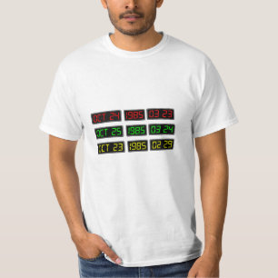 Terug naar de 80s door Tijdreismachine T-shirt