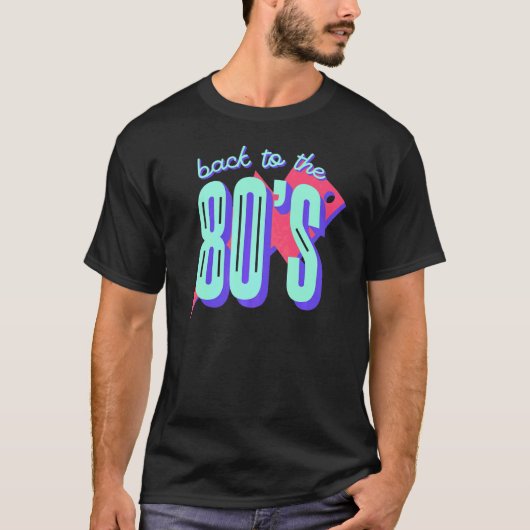 Terug naar de 80's hou ik van de 80's t-shirt (Voorkant)
