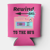 Terug naar de 80's terugspoelen blikjeskoeler (Voorkant)