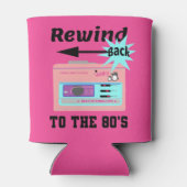 Terug naar de 80's terugspoelen blikjeskoeler (Achterkant)