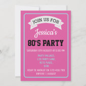 Terug naar de 80's terugspoelen kaart (Achterkant)