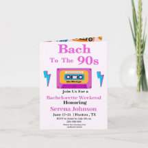 Terug naar de 90s Cassetterband Bruidsmeisjes Week