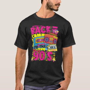 Terug naar de 90s Disco Radio en Techno Era Vin T-shirt