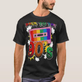 Terug naar de 90s Disco Radio en Techno Era Vin T-shirt (Voorkant)