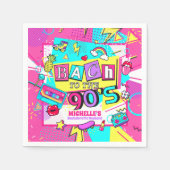 Terug naar de 90's Papier Servet (Voorkant)