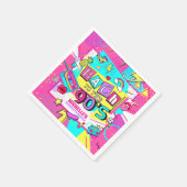 Terug naar de 90's Papier Servet (Hoek)