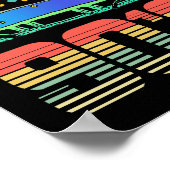 Terug naar de 90s Retro Party 90er Cassette Poster (Hoek)