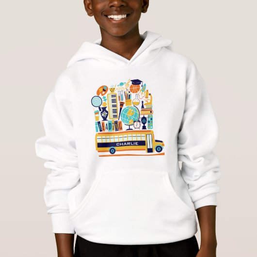 Terug naar de aangepaste schoolnaam shirten en jac (Voorkant)