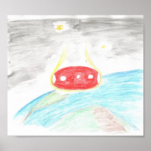 Terug naar de Aarde Poster (Voorkant)