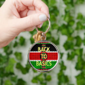 Terug naar de basis sleutelhanger (Hand)