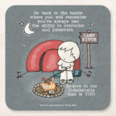 Terug naar de basiskennis kartonnen onderzetters (Voorkant)