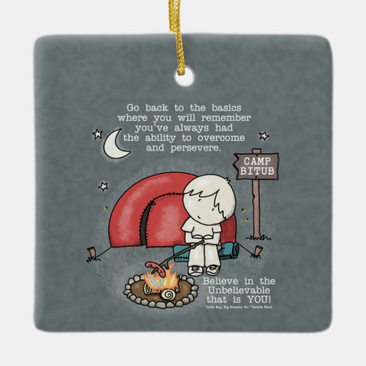 Terug naar de basiskennis keramisch ornament (Voorkant)