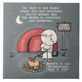 Terug naar de basiskennis tegeltje (Voorkant)