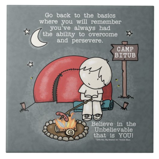 Terug naar de basiskennis tegeltje (Voorkant)