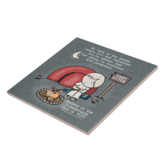 Terug naar de basiskennis tegeltje (Zijkant)